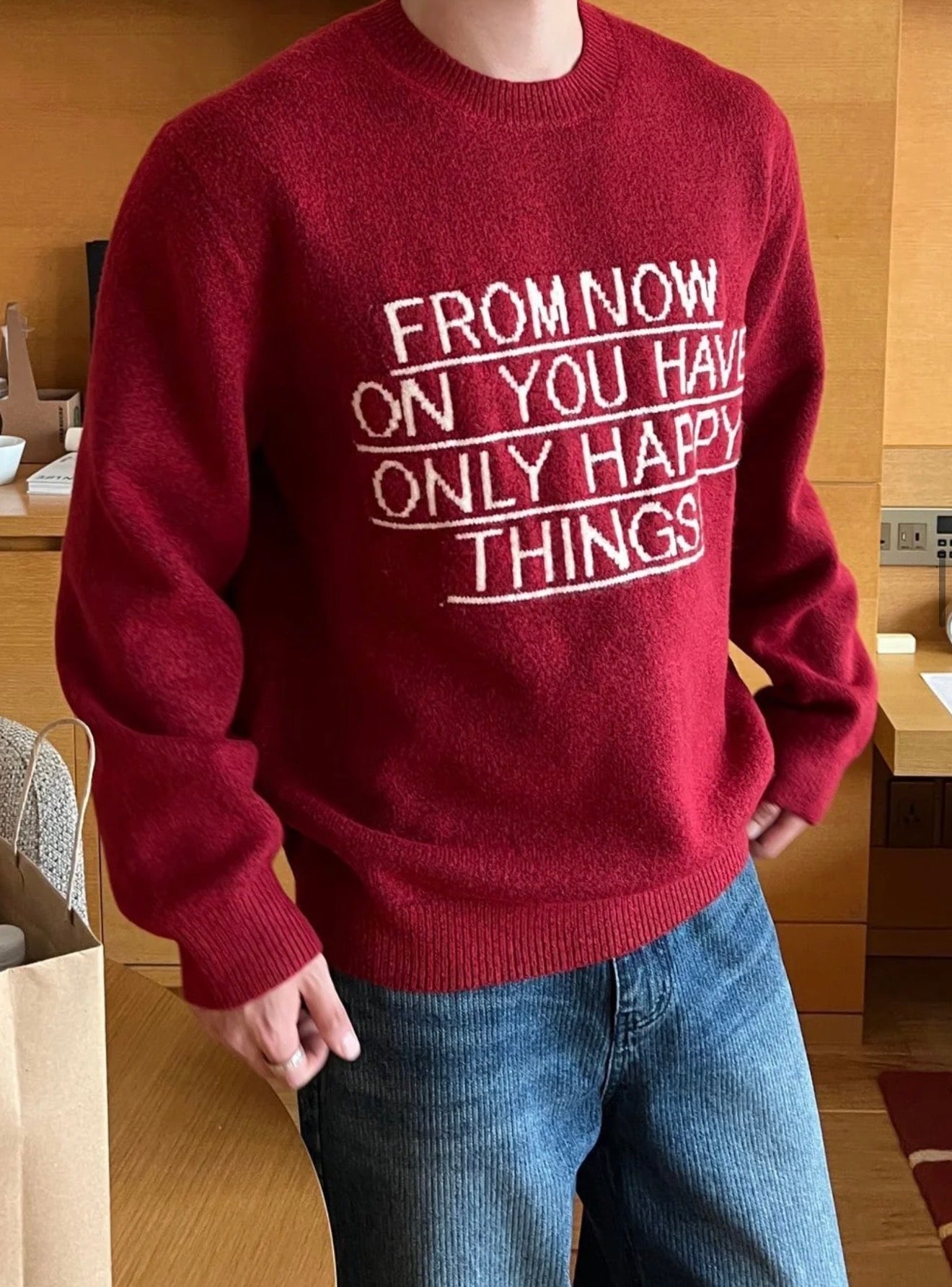 Premium👑簡約文字針織衫｜9色入