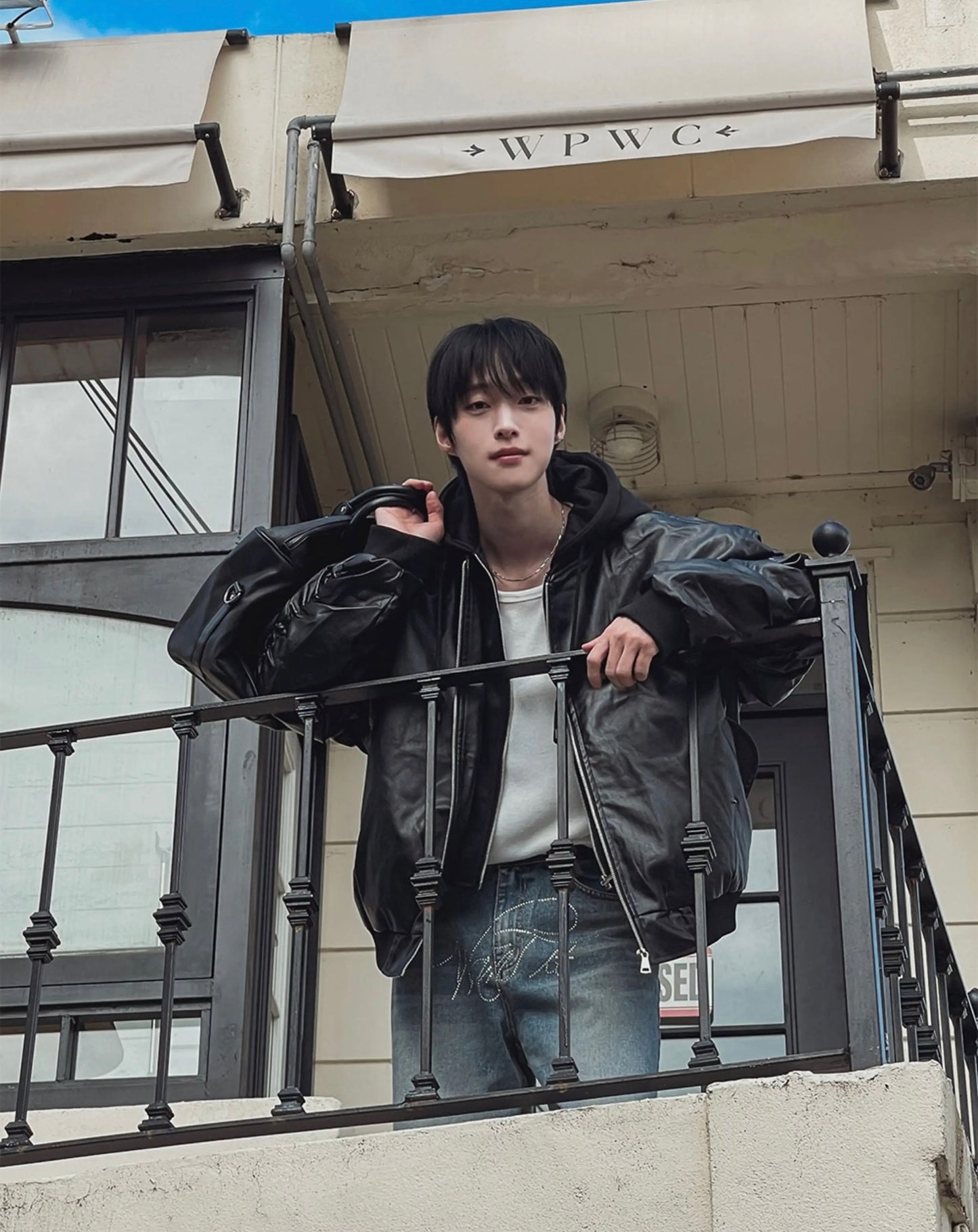 🔥店主推薦！型格假兩件連帽分層皮褸｜2色入