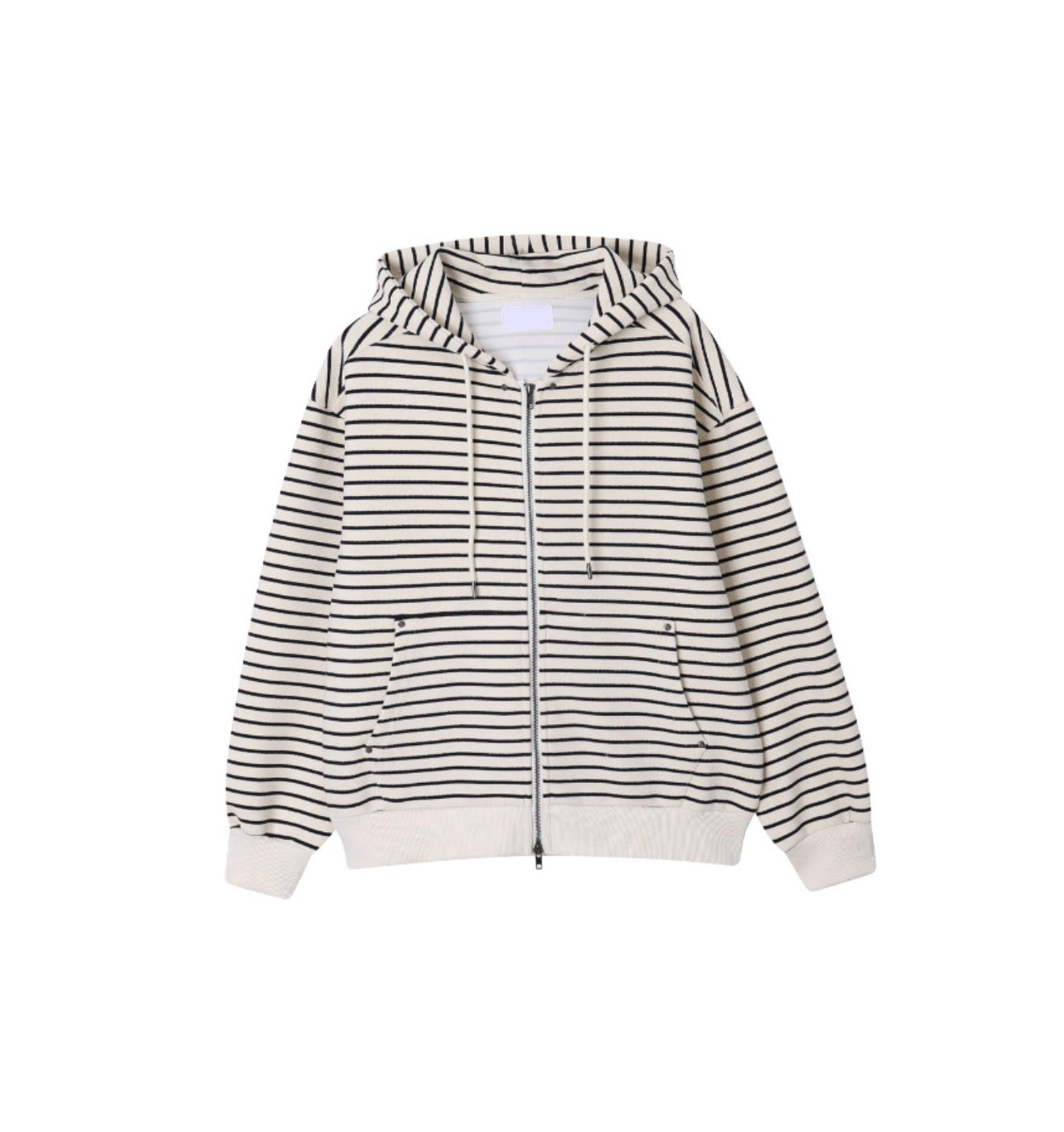 韓系簡約款✨條紋開胸衛衣｜2色入