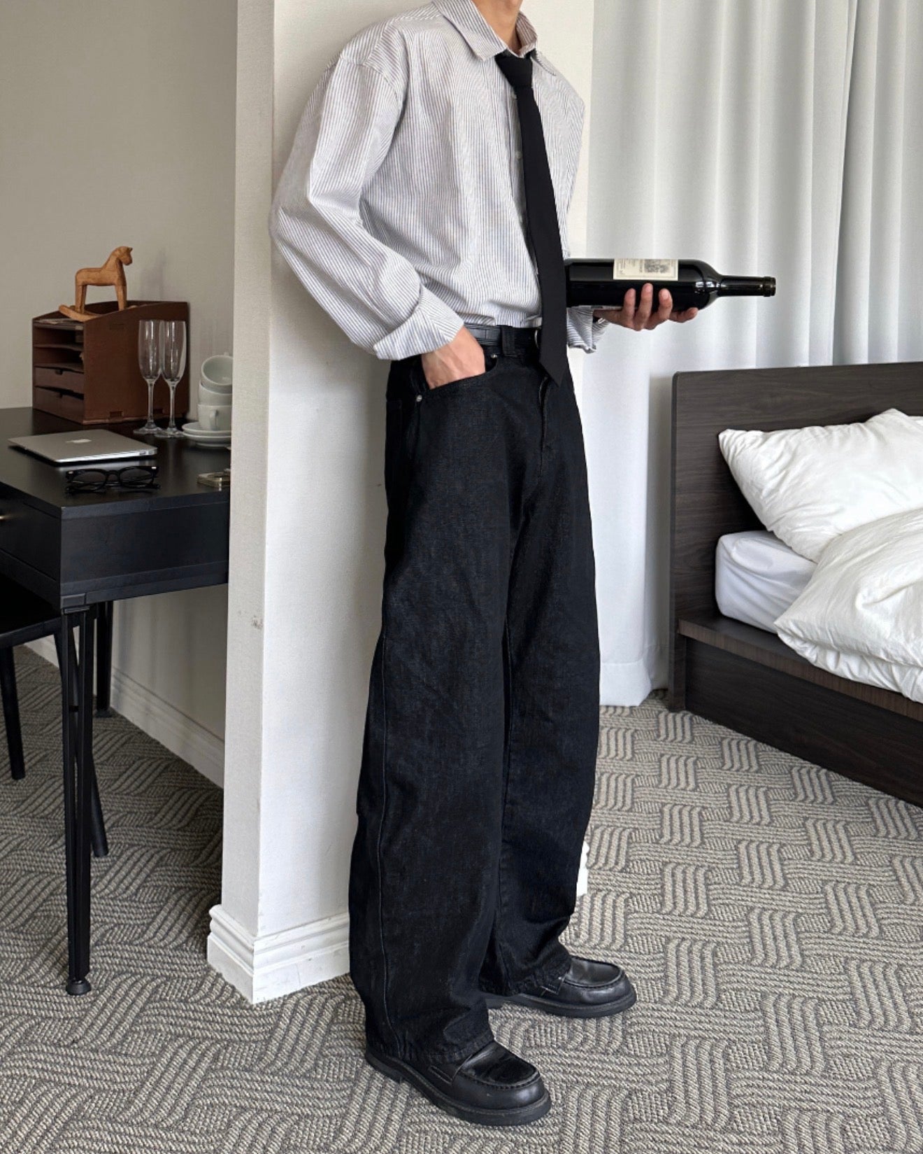 PREMIUM👑真牛皮復古樂福鞋｜2色入