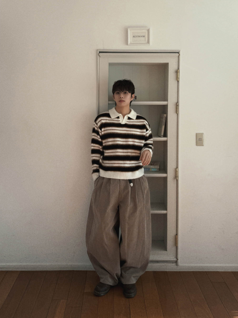 含內絨✔️百搭款寬鬆廓型休閒褲｜3色入