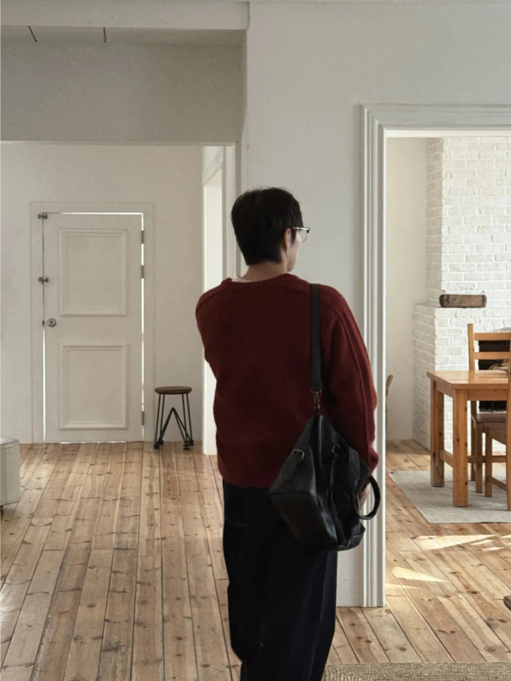 立體剪裁顯肩闊💪🏻圓領短款開胸針織衫｜6色入