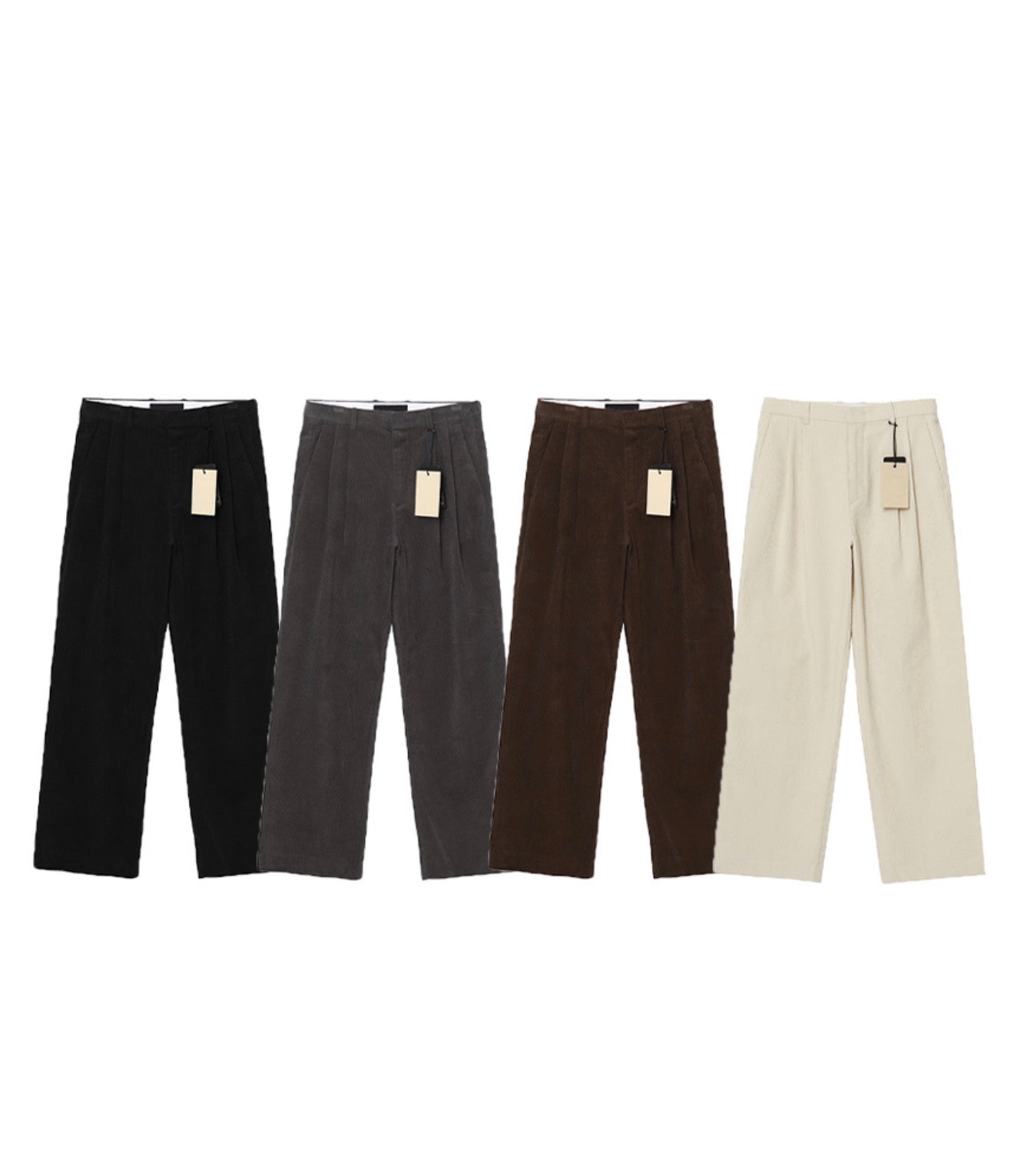 冬天必入🔥燈芯絨直腳長褲｜4色入