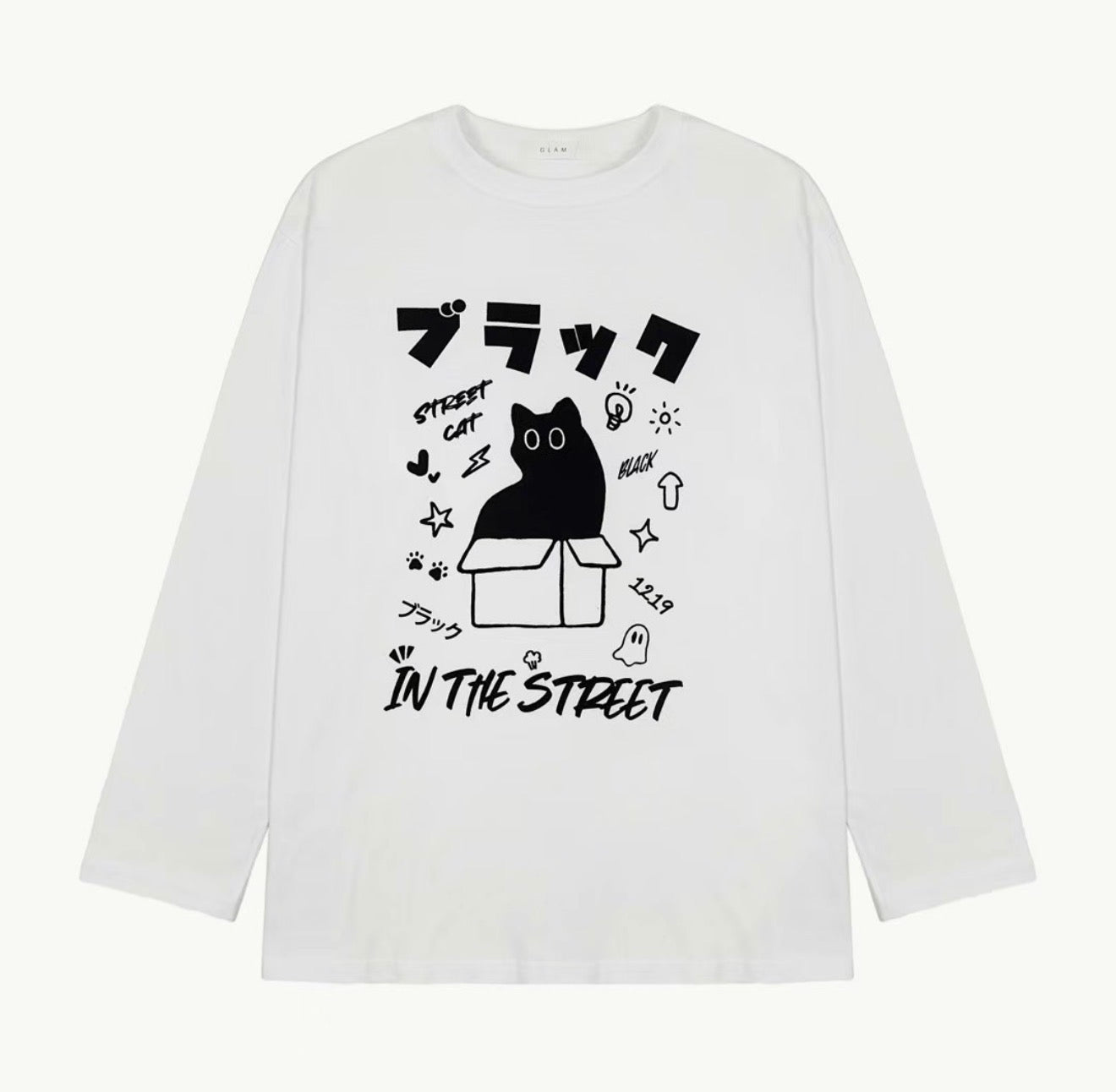 [🇰🇷連線]Street Cat印花薄款長袖