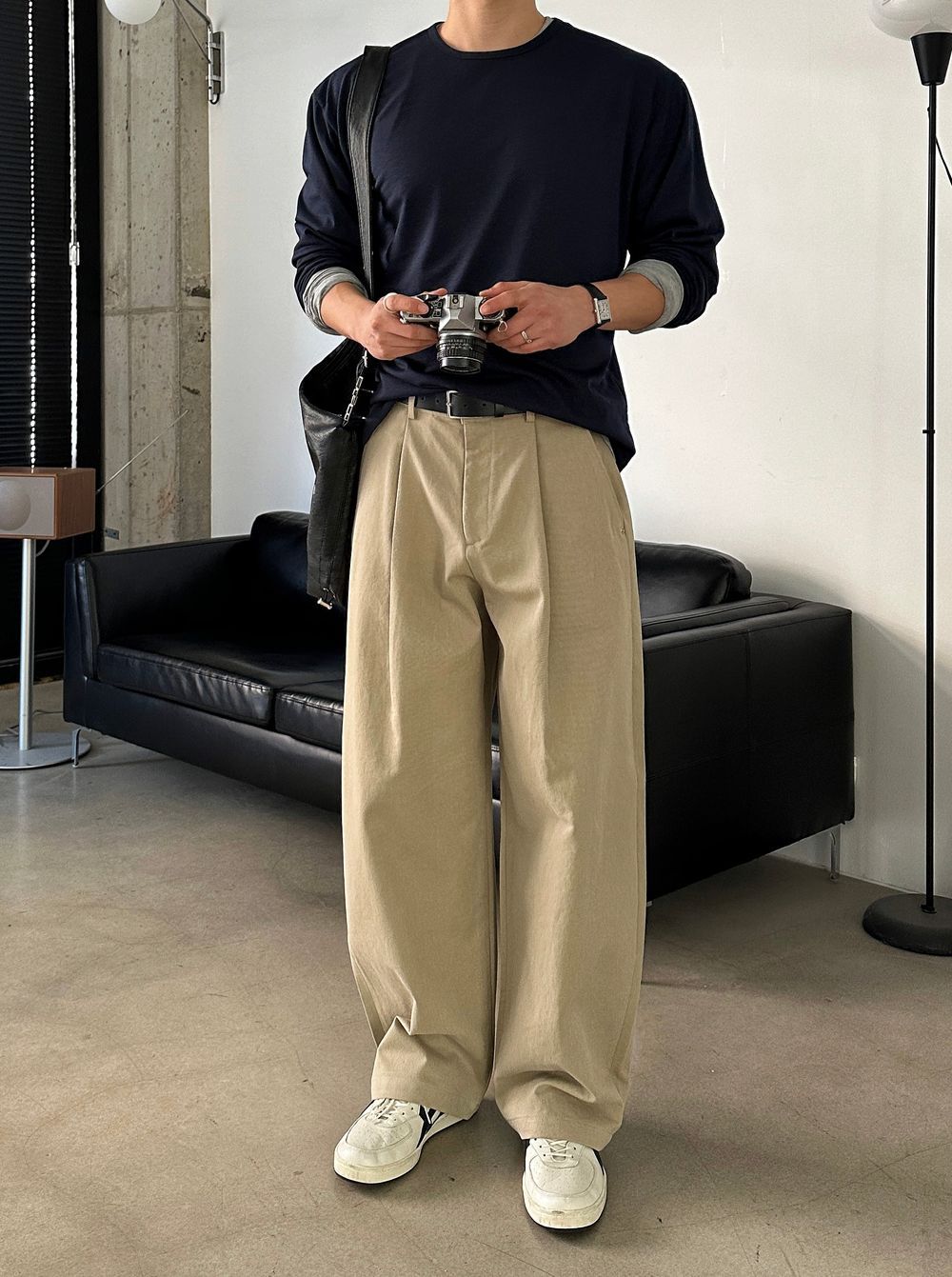 （1＋1）超親膚！韓製柔軟圓領長袖T恤｜9色入