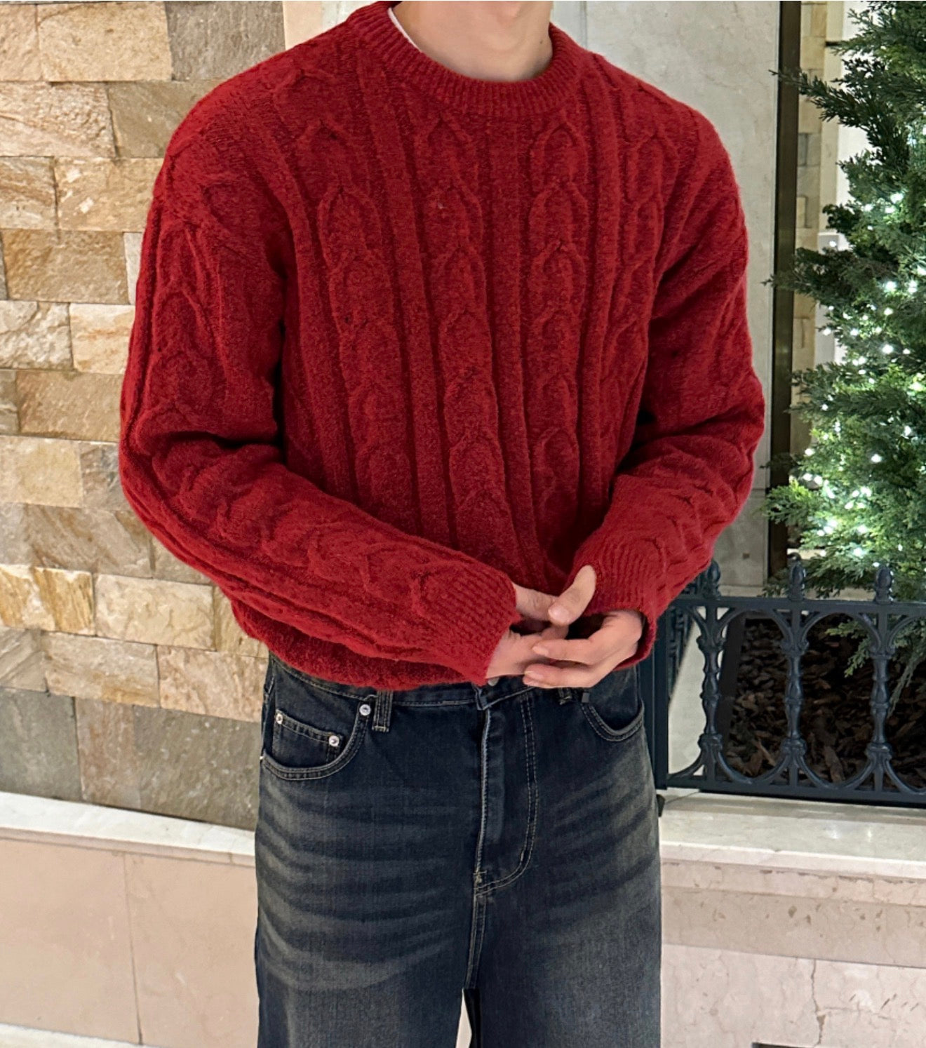 新年回饋價🧧韓製麻花針織衫｜6色入