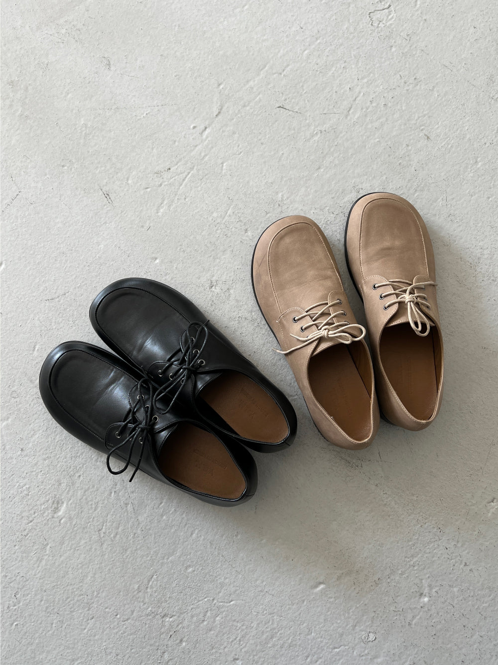 韓系極簡風皮鞋｜2色入