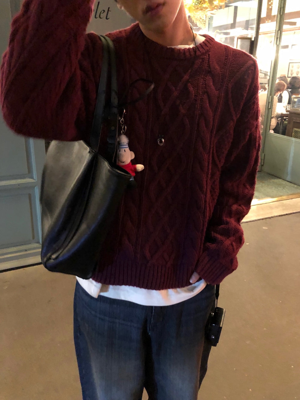 50%羊毛🐑漁夫紋麻花針織衫｜4色入