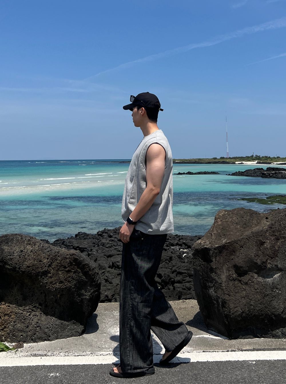 Gym Bro系列🏋️線條純色坎肩背心｜4色入