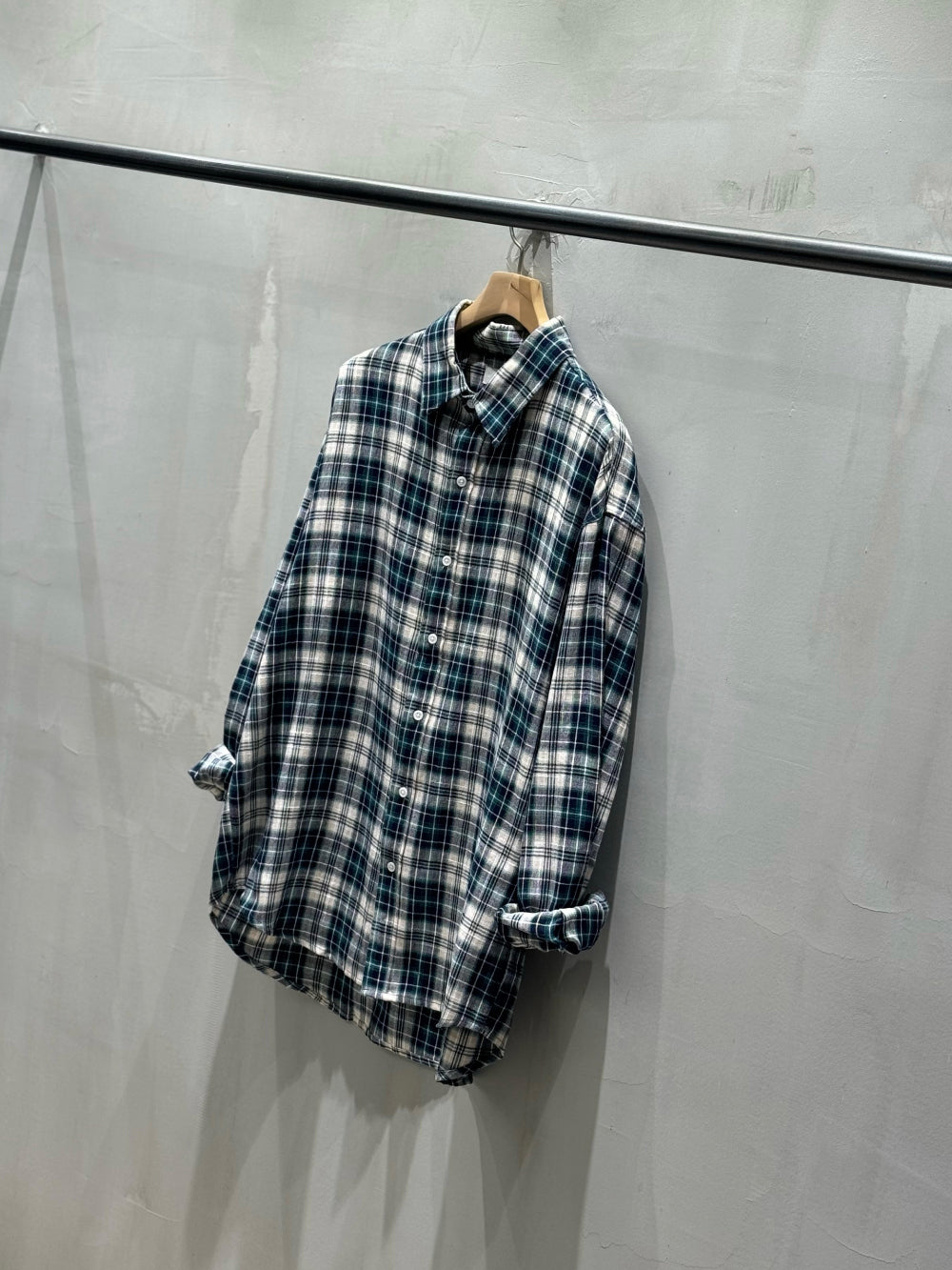 衣櫃必備跨季單品🌟韓系復古格仔恤衫｜3色入