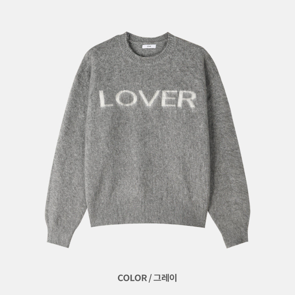 絨毛感🧶Lover刷毛針織衫｜4色入