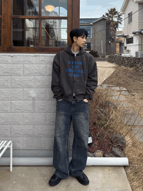 薄款更耐穿🍃Be Positive開胸衛衣｜3色入