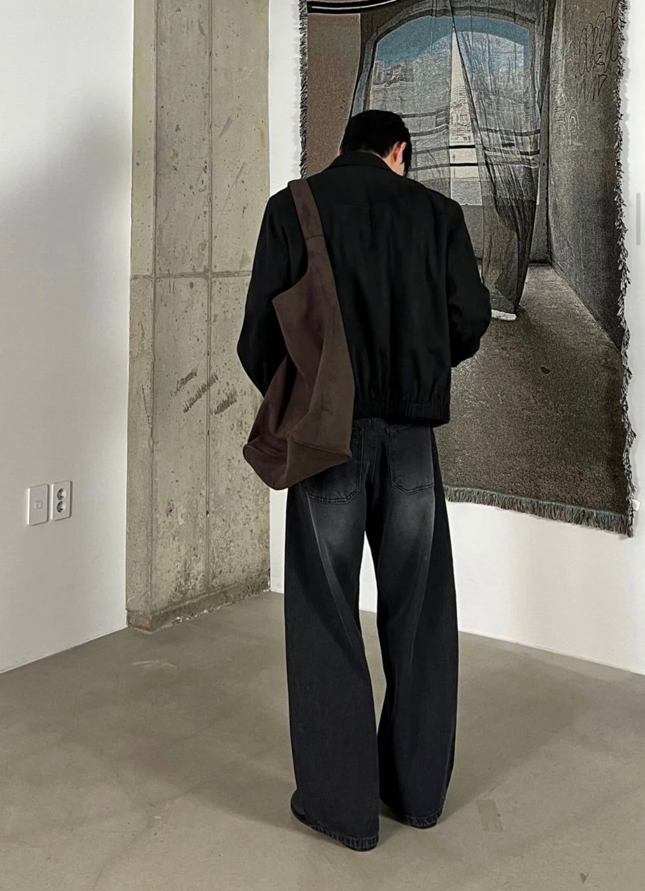 修飾腿形✔️韓製微廓型牛仔褲｜2色入