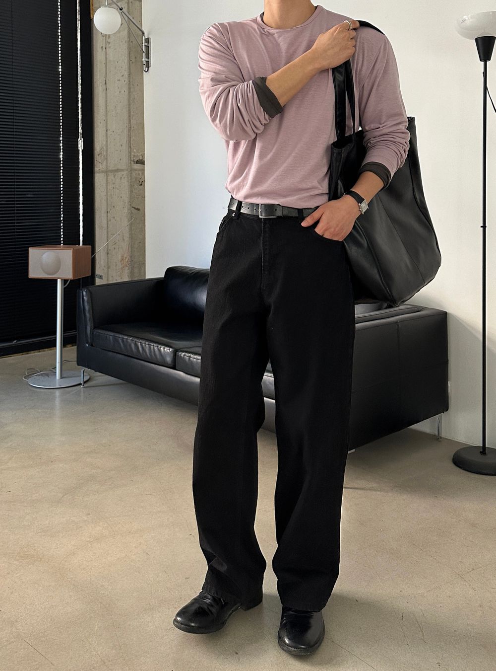 （1＋1）超親膚！韓製柔軟圓領長袖T恤｜9色入