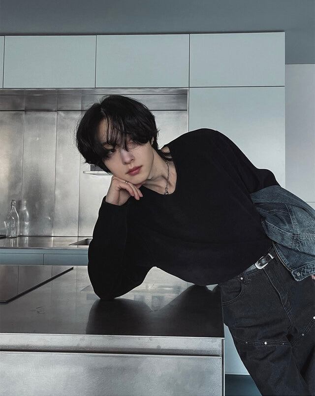 [氣質款]微V領內搭/單穿長袖