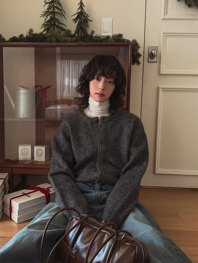 節日推薦🎅🏻輕熟質感開胸針織外套｜6色入