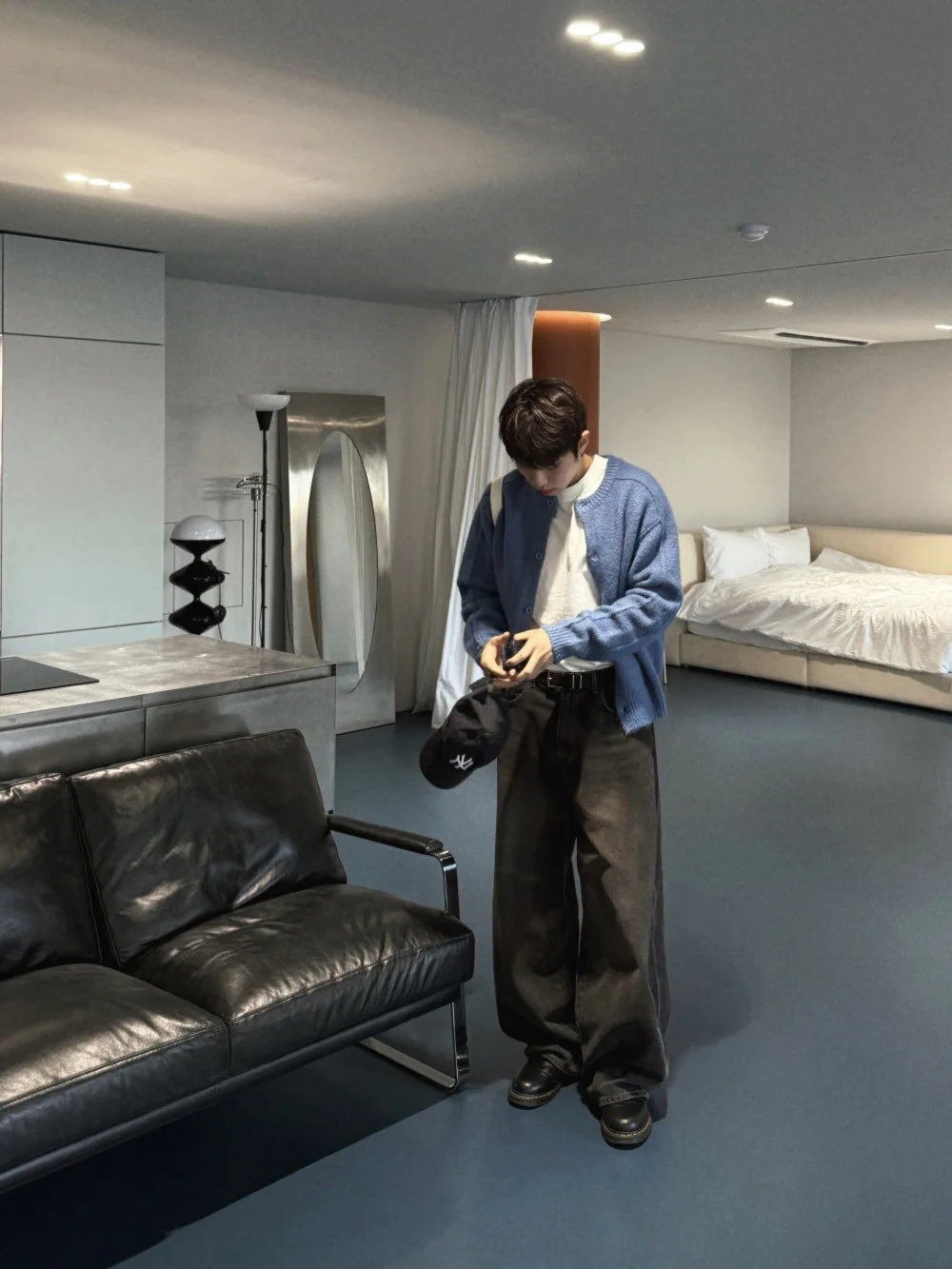 立體剪裁顯肩闊💪🏻圓領短款開胸針織衫｜6色入