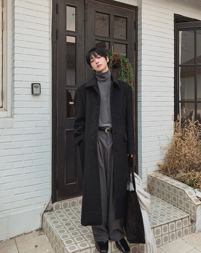 韓版基礎寬鬆西褲｜3色入