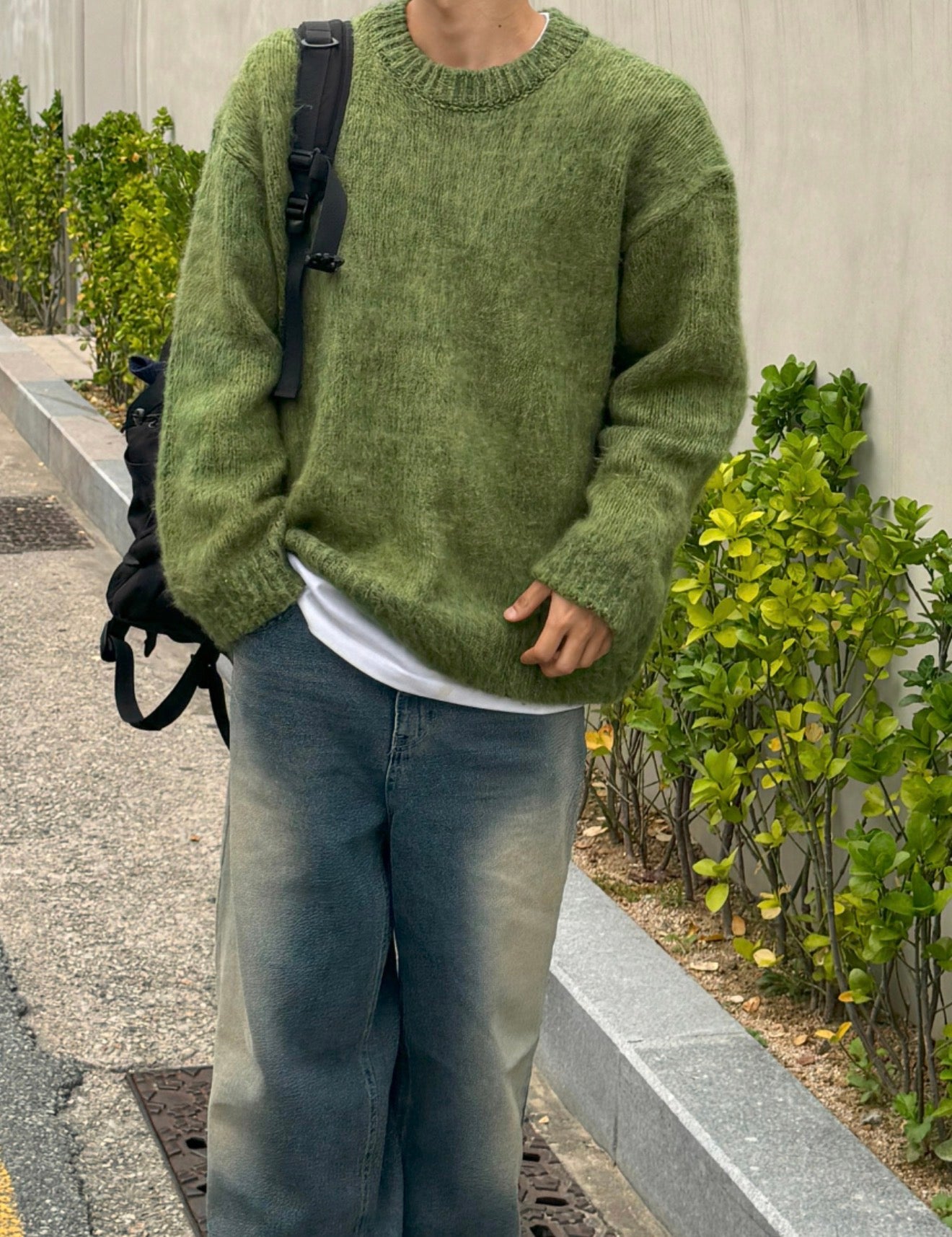 超多顏色選擇🎨馬海毛混色寬鬆針織衫｜10色入