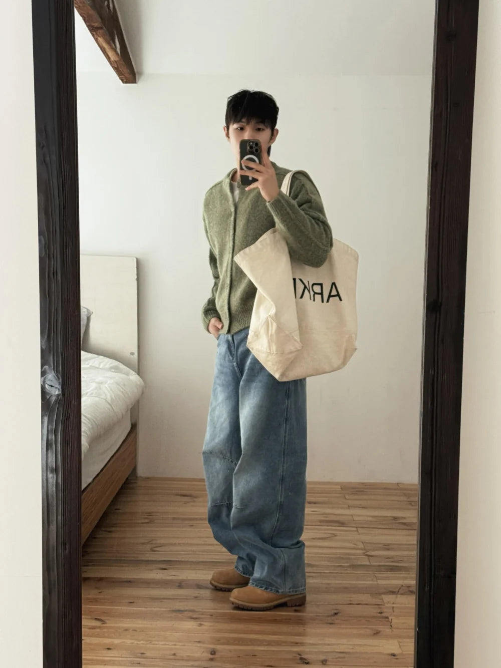 美式街頭感☄️水洗牛仔微闊形牛仔褲｜7色入