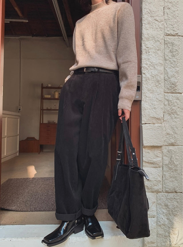 [大熱款🔥]燈芯絨直紋長褲｜5色入