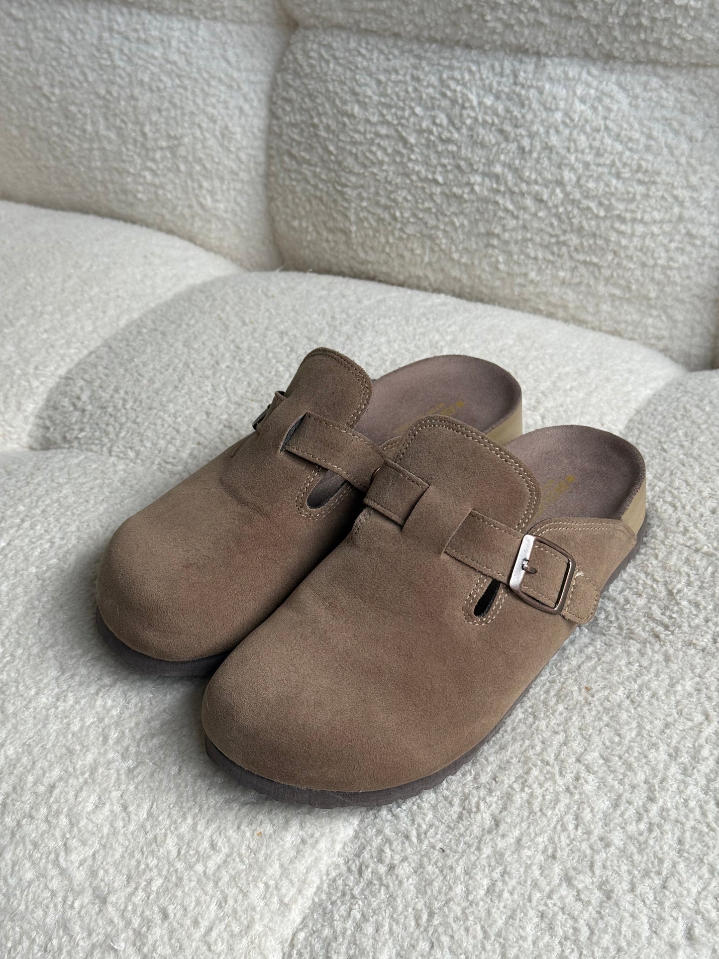 【11月下單立減$50!】腳感超舒適！韓製猄皮勃肯鞋 ｜3色入