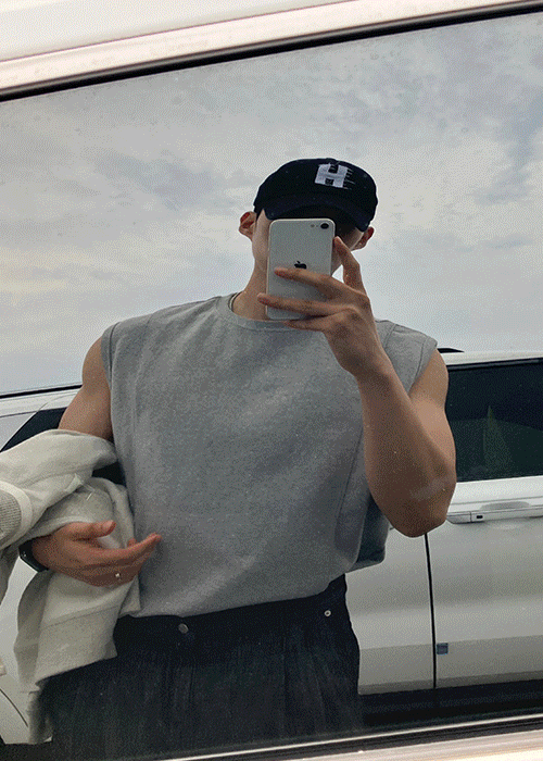 Gym Bro系列🏋️線條純色坎肩背心｜4色入