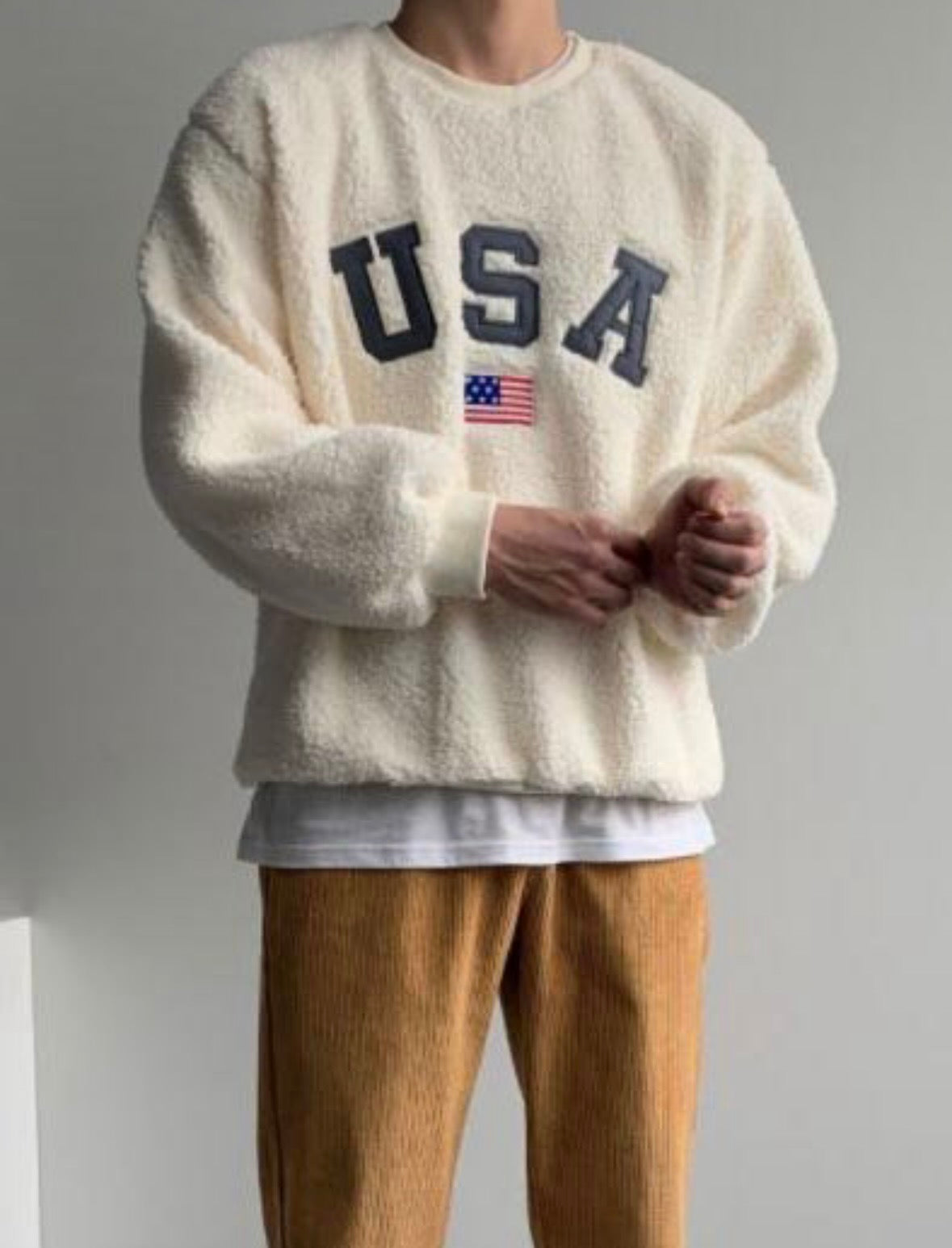 [🇰🇷連線]USA 柔軟毛毛衛衣