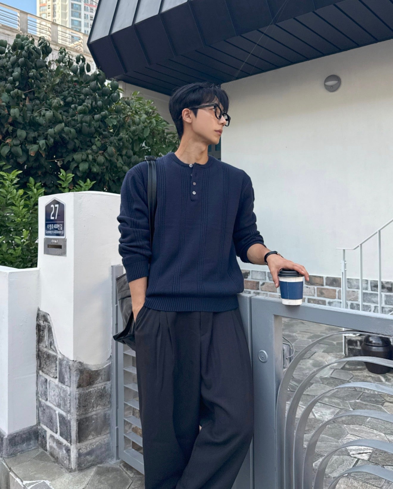 PREMIUM👑韓製裂紋理軟皮革斜孭袋｜3色入