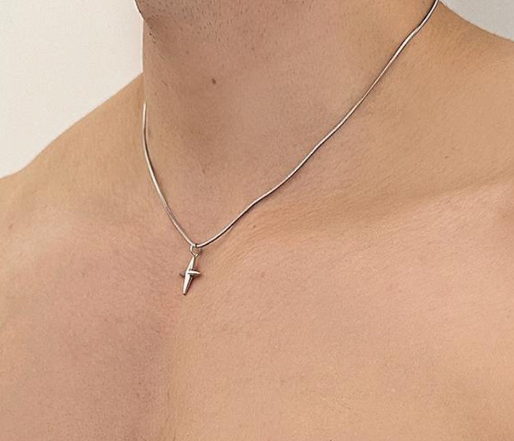Little cross chain necklace