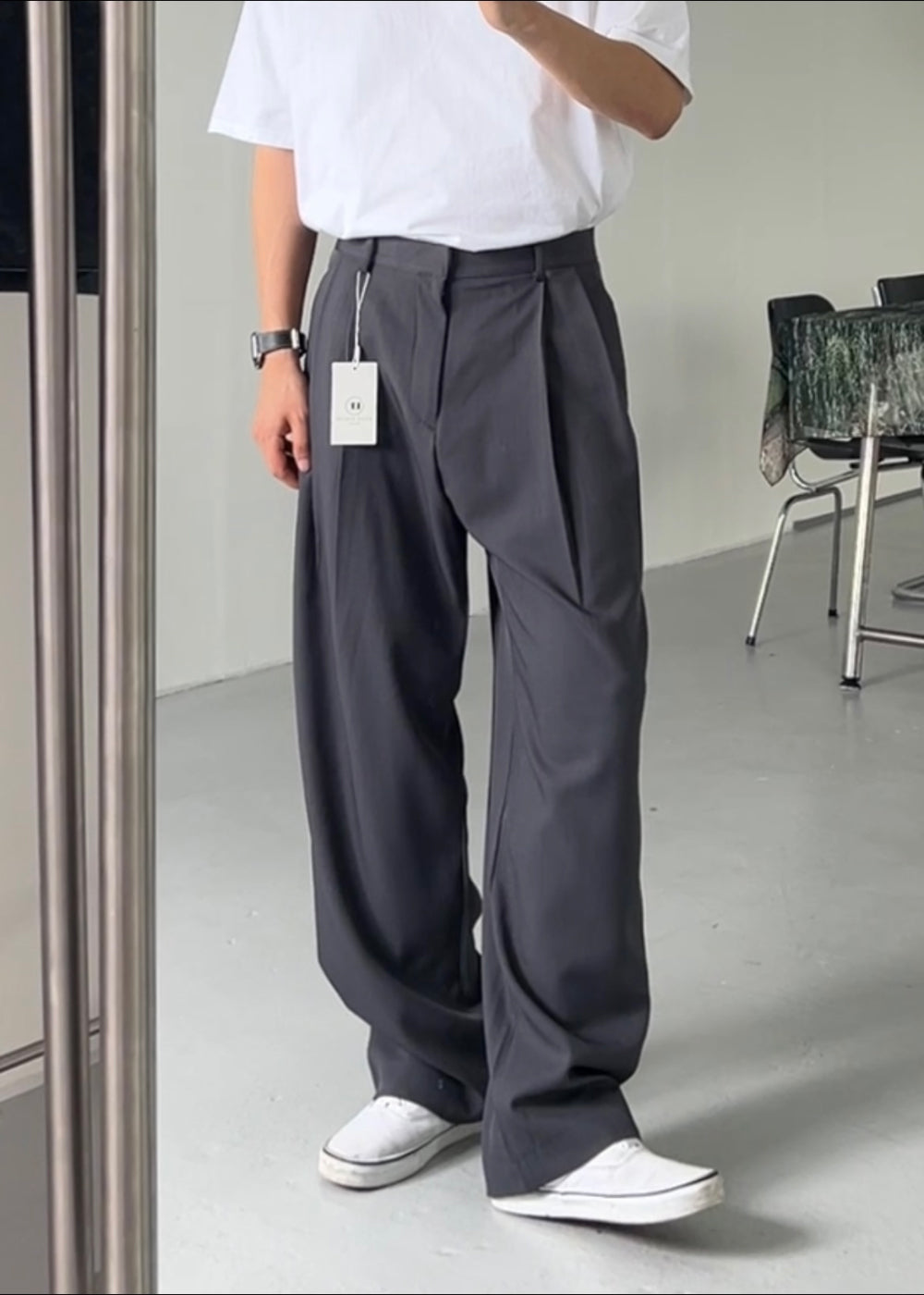 福利價🧧廓型雙褶寬鬆西裝褲｜5色入