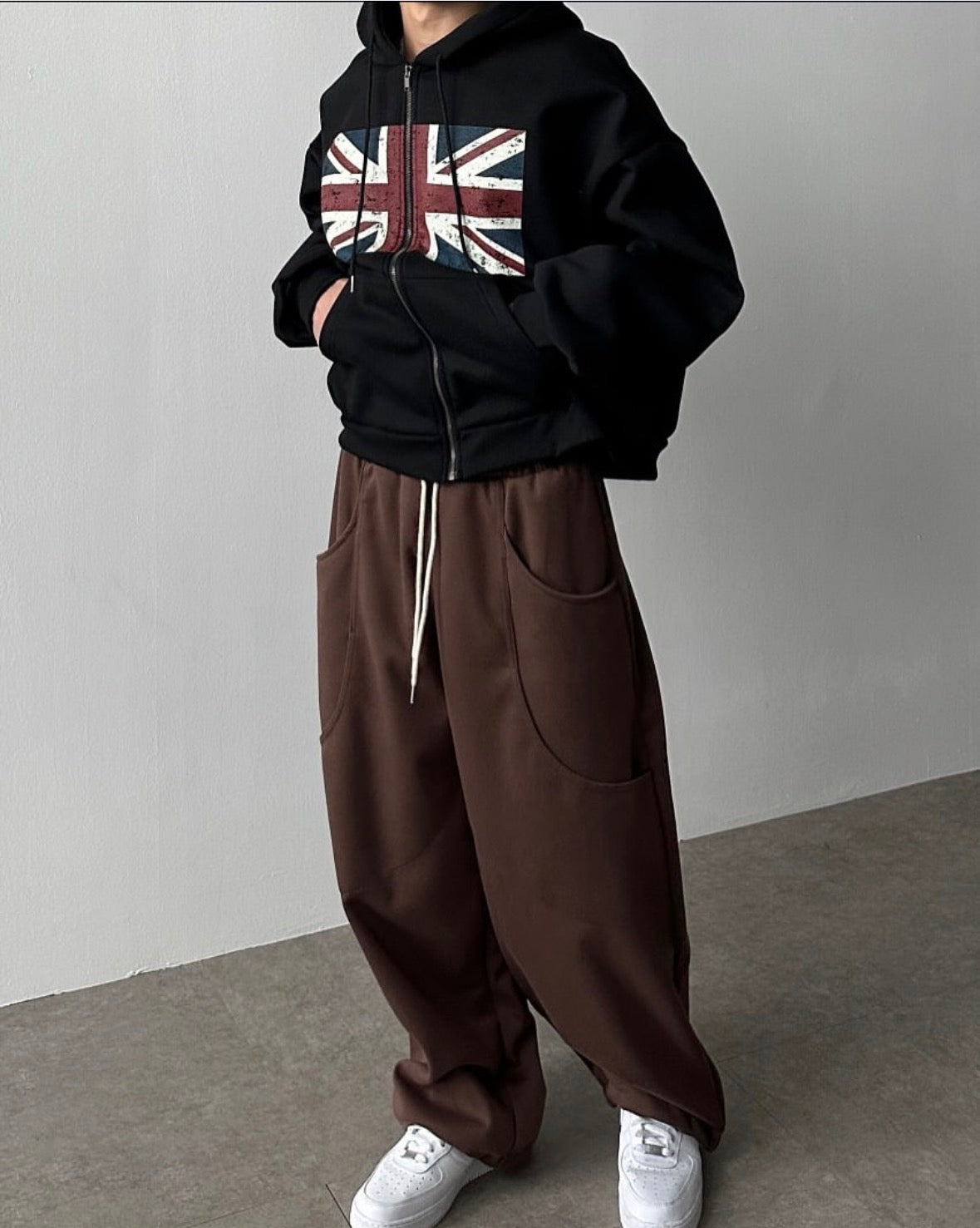 男女OK！短款國旗印花拉鏈外套｜2色入