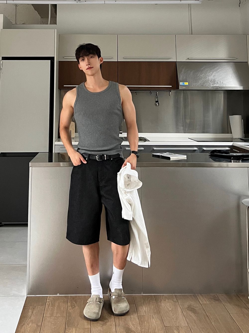 Gym Bro系列🏋️純色貼身彈性背心｜6色入