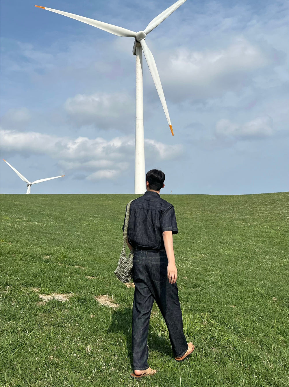 PREMIUM Set👑水洗牛仔短袖恤衫｜1色入