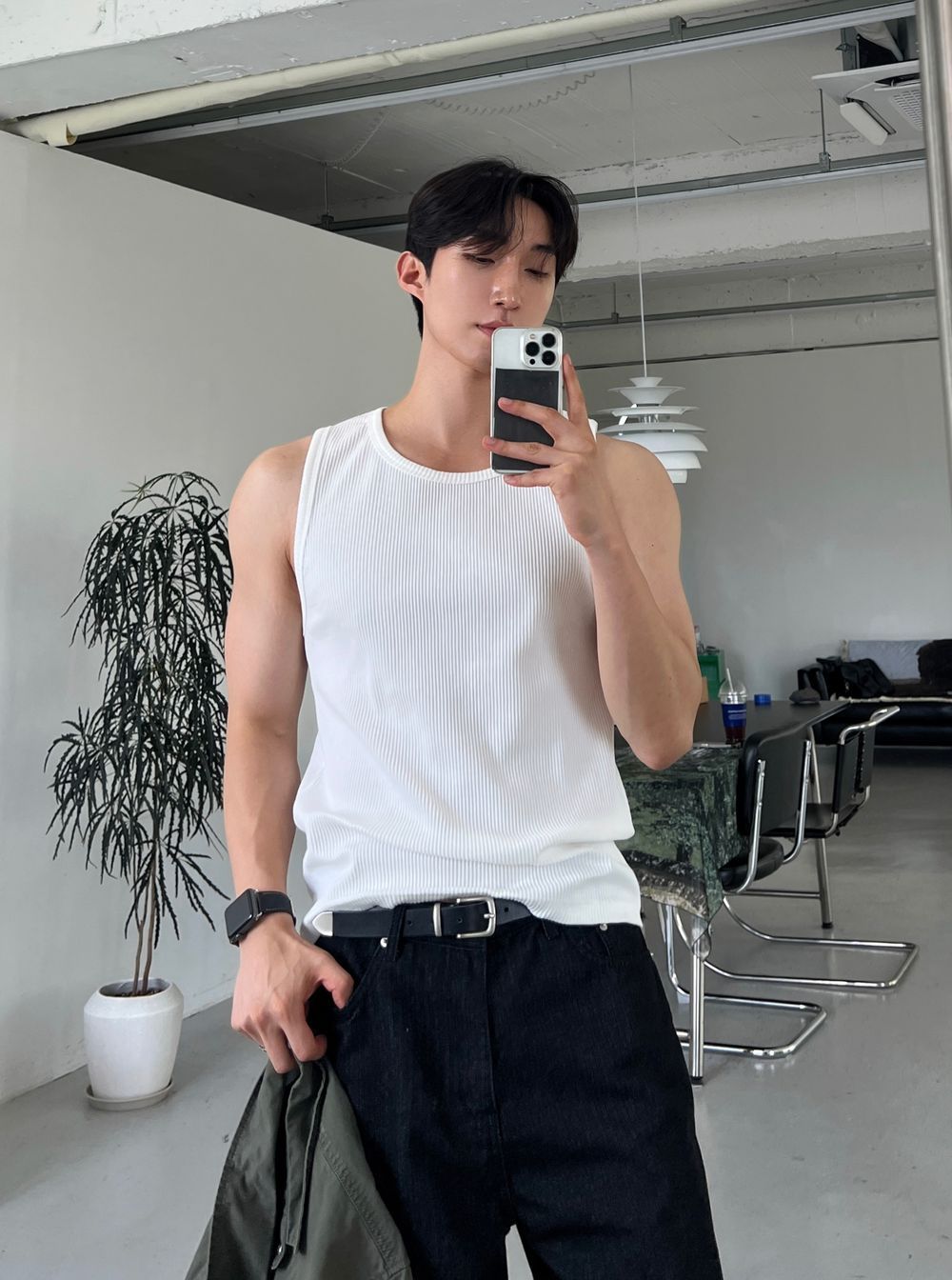 Gym Bro系列🏋️純色貼身彈性背心｜6色入