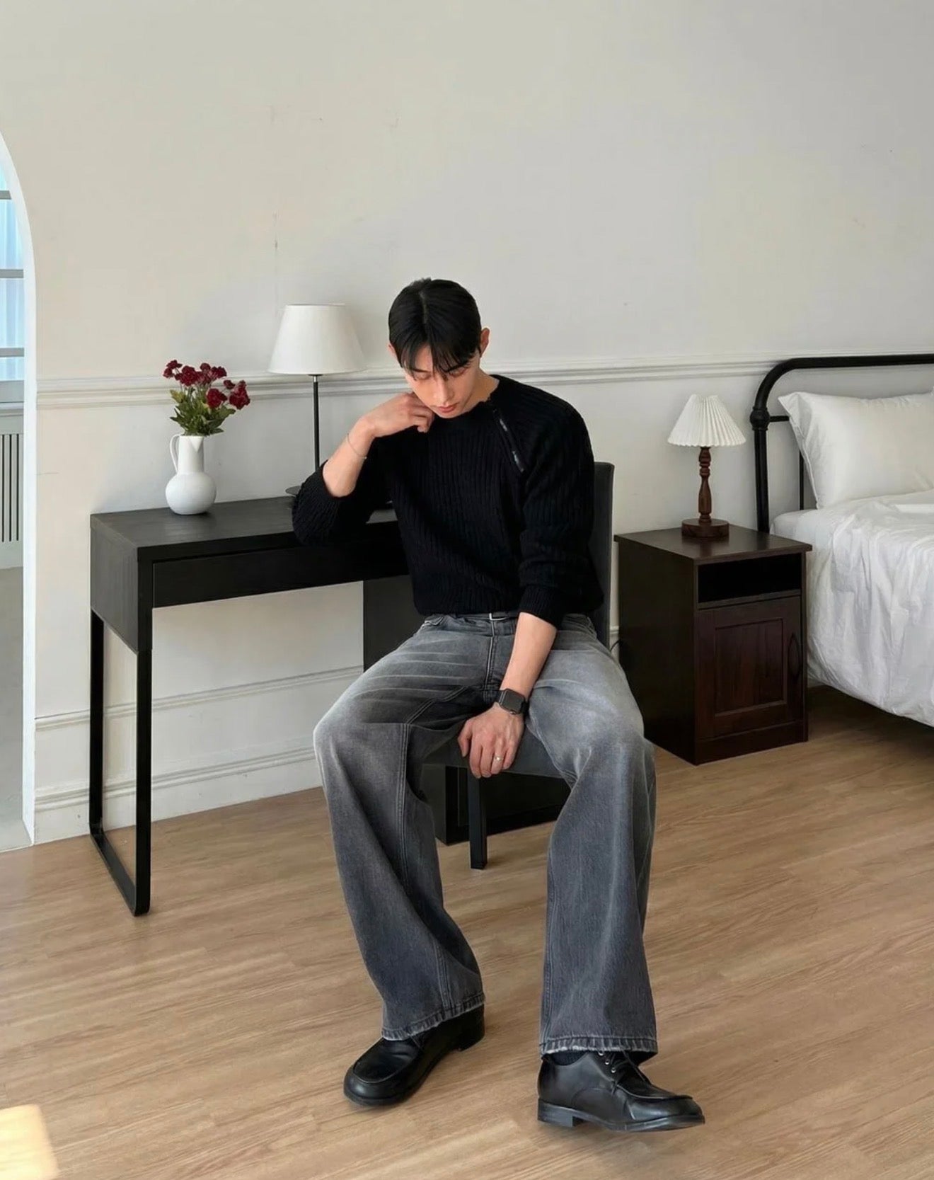 側拉鍊質感針織衫｜6色入