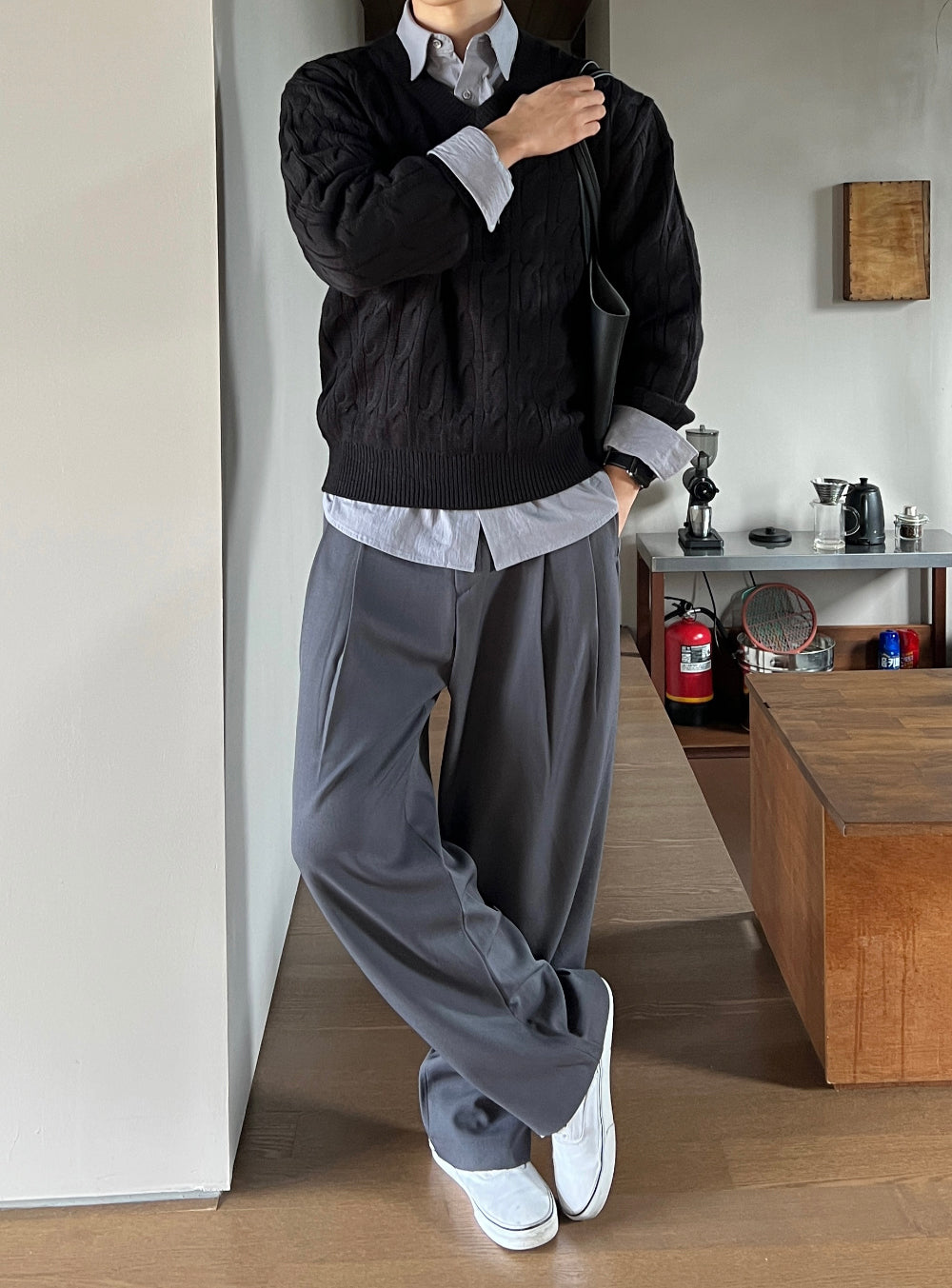 福利價🧧廓型雙褶寬鬆西裝褲｜5色入