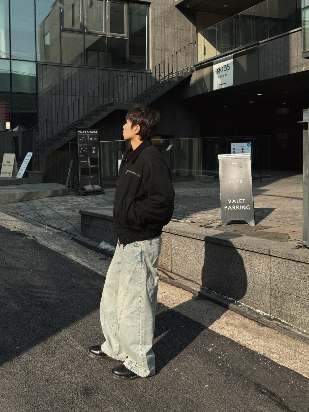 PREMIUM👑韓製重工短版拼接工裝外套｜2色入