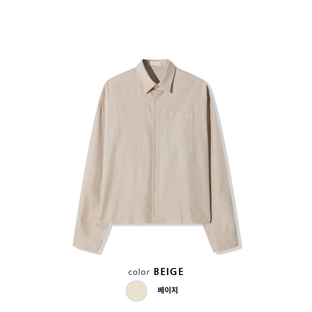 四季皆可穿！經典半短版牛津恤衫｜6色入