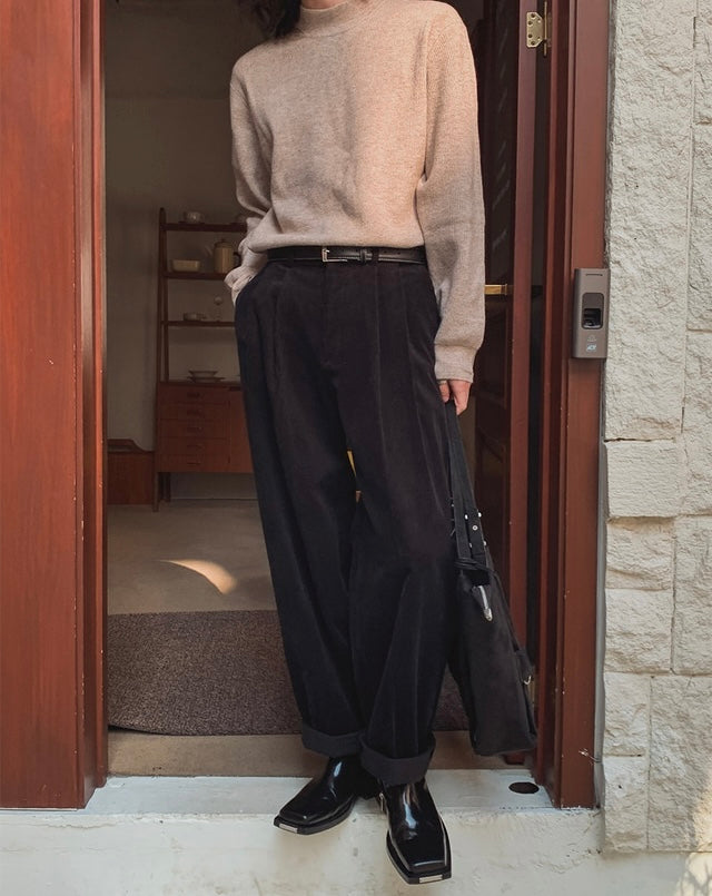 [大熱款🔥]燈芯絨直紋長褲｜5色入