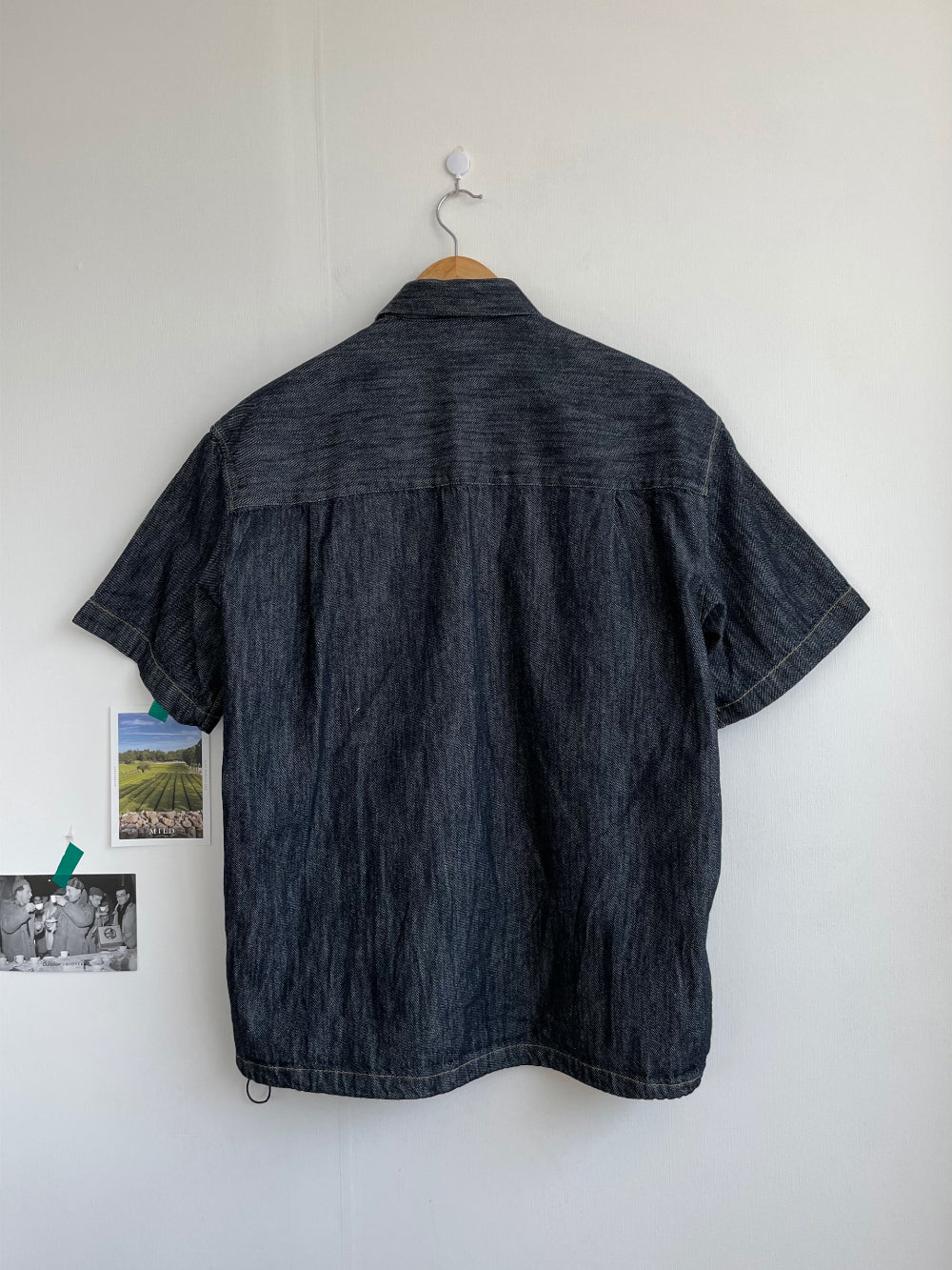 PREMIUM Set👑水洗牛仔短袖恤衫｜1色入