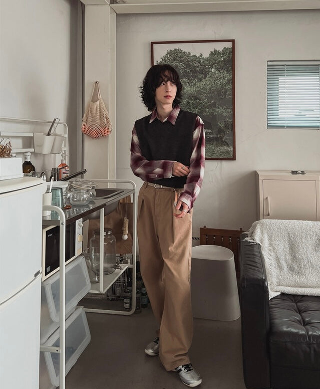 基礎款必入！純色 V領針織背心 | 8色入