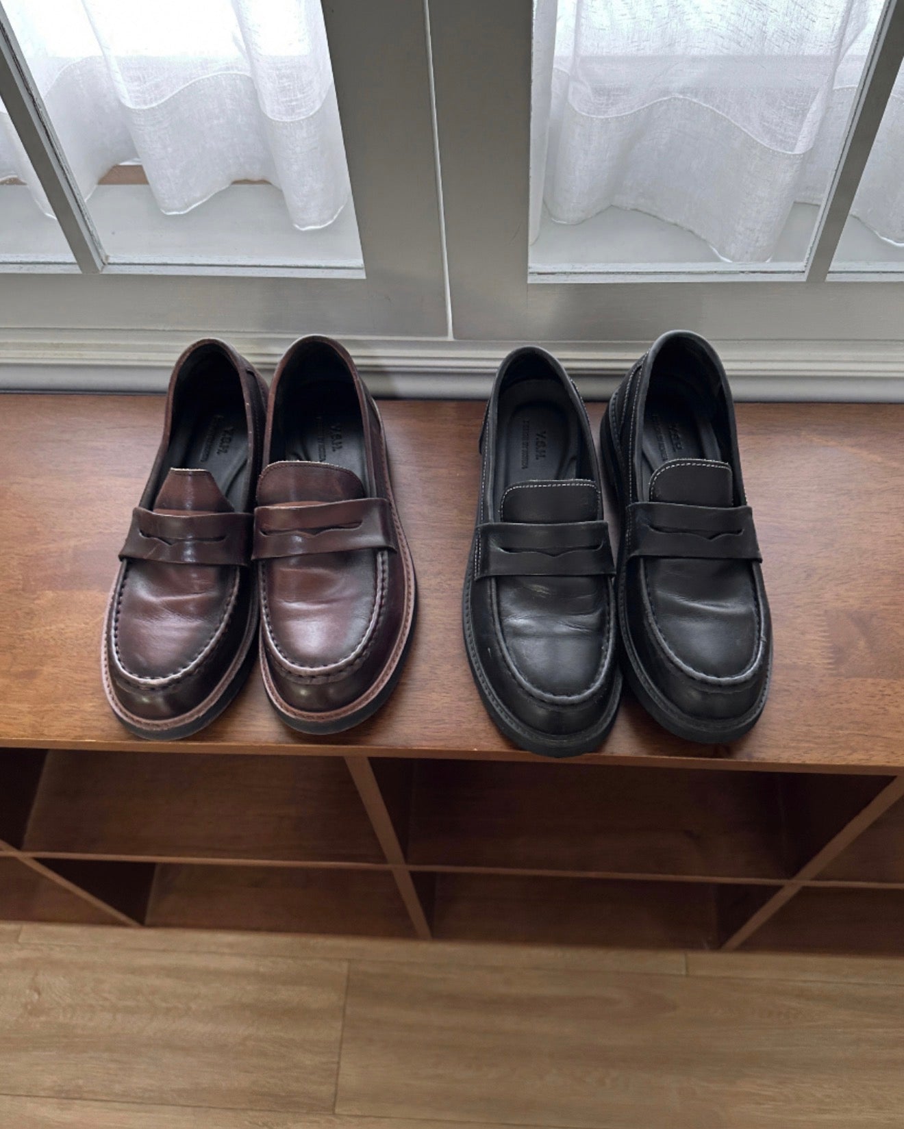 PREMIUM👑真牛皮復古樂福鞋｜2色入