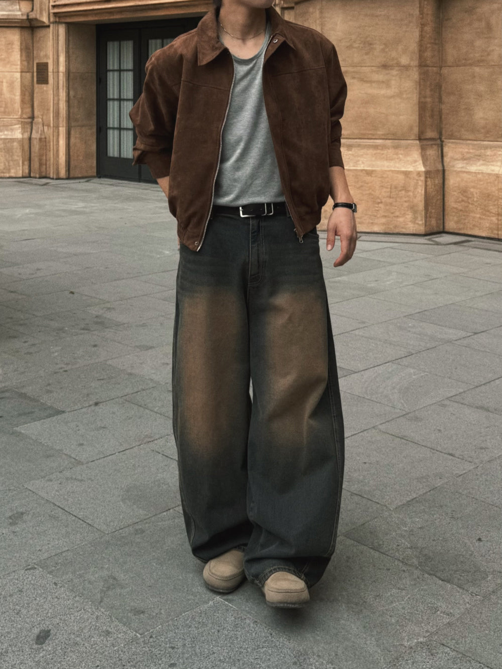 PREMIUM👑簡約款哈靈頓麂皮外套｜3色入