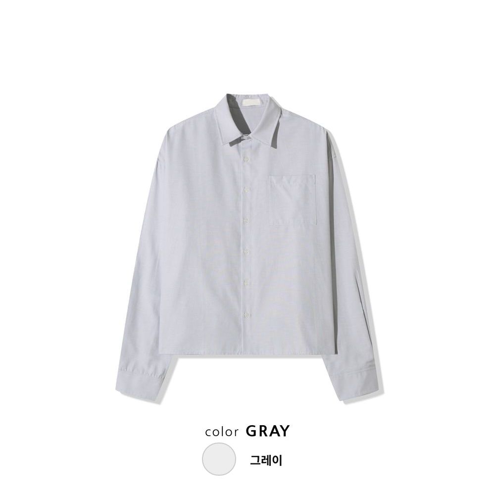 四季皆可穿！經典半短版牛津恤衫｜6色入