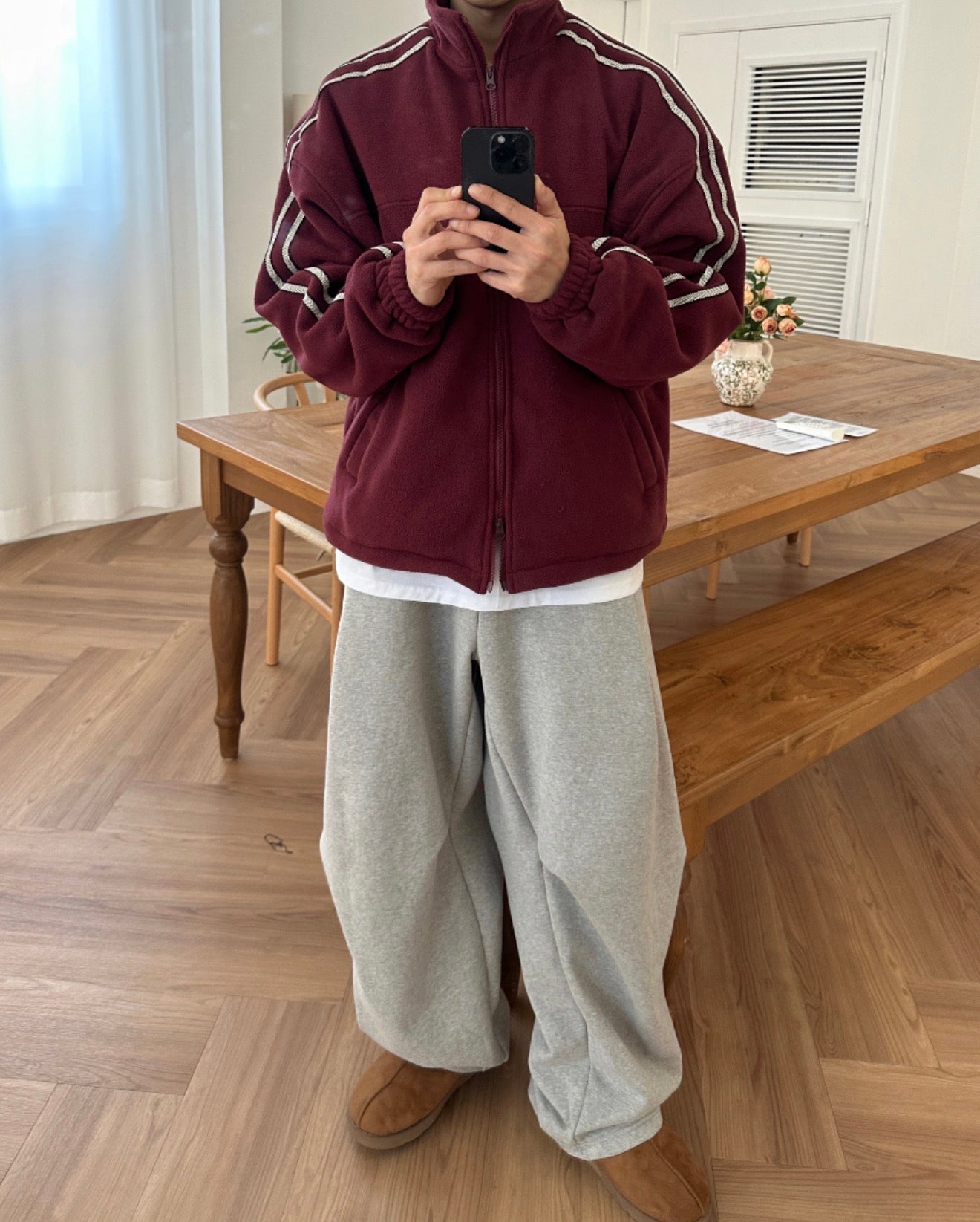 Premium👑基礎款彎刀闊腳棉褲｜4色入