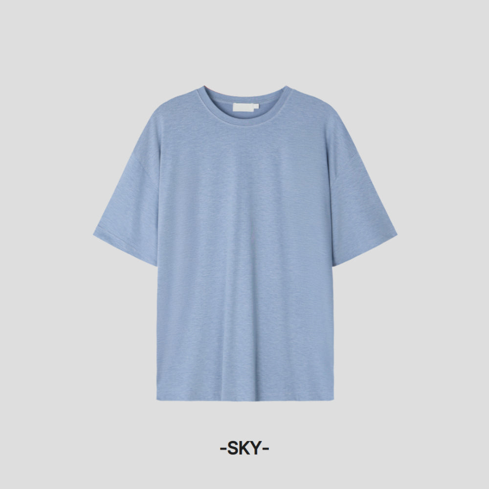 衣櫃必入款！韓製基礎款純色短袖｜8色入