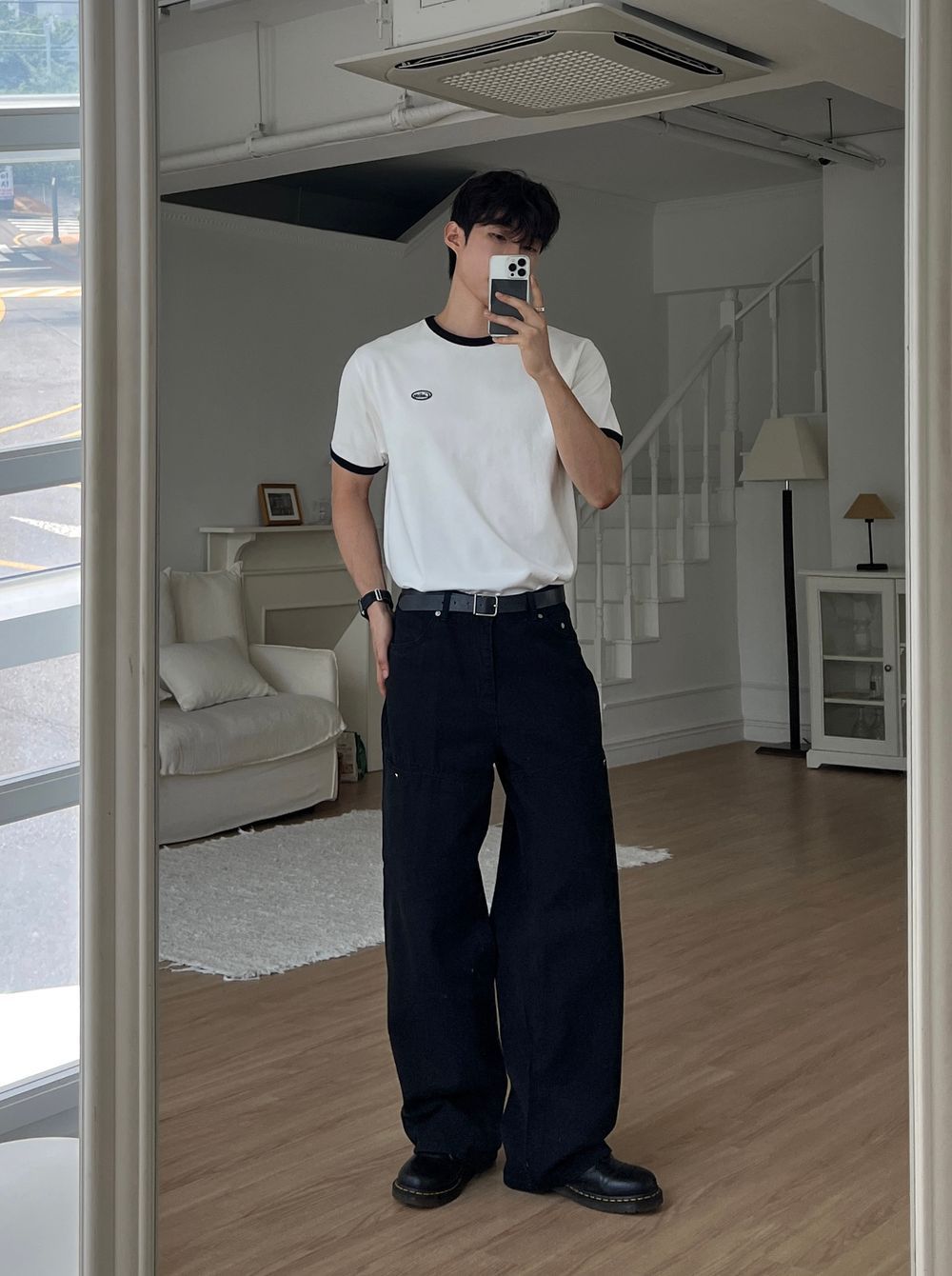 Caliso復古純棉撞色短袖｜3色入