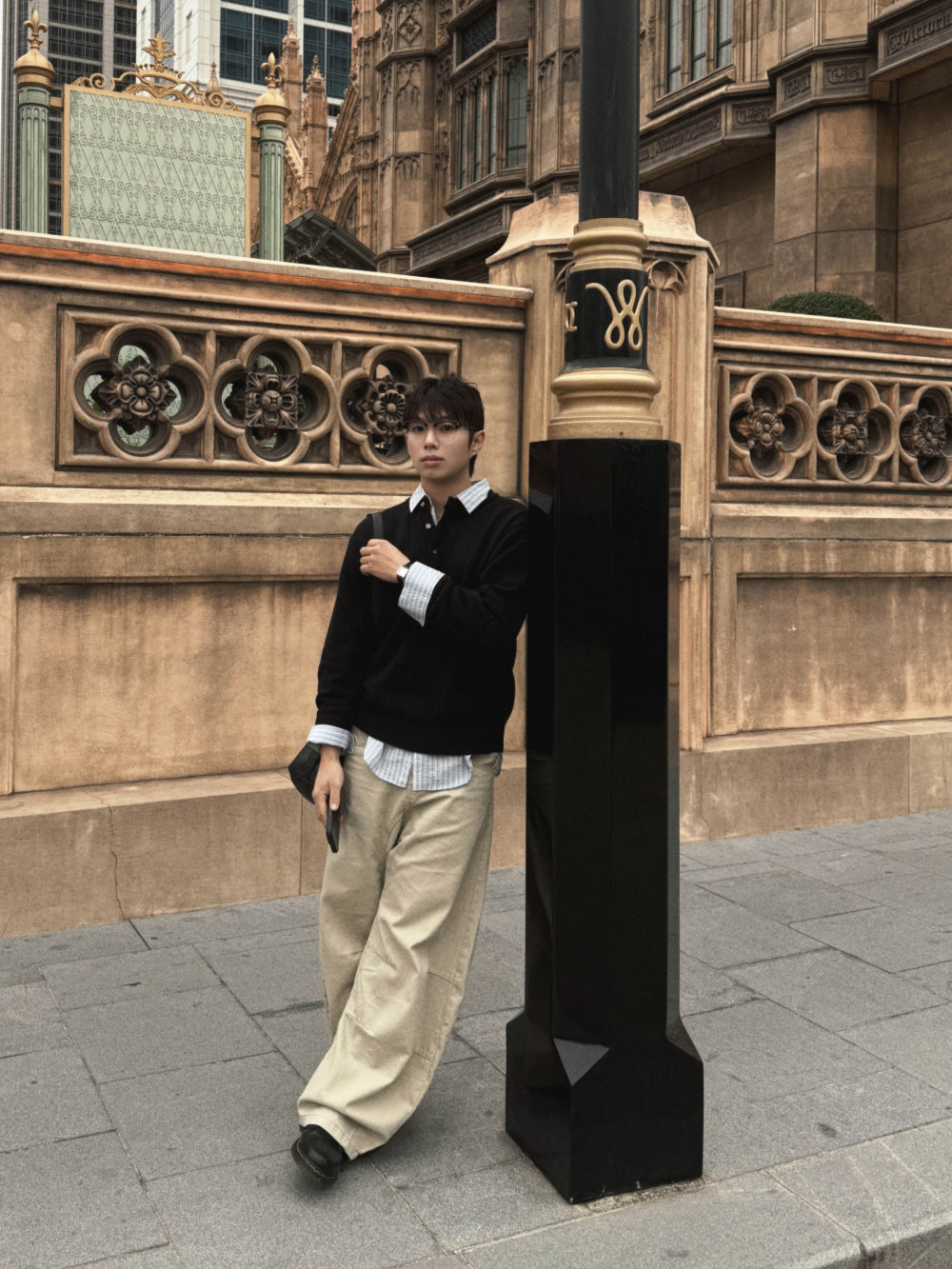 PREMIUM👑細麻花亨利領針織衫｜4色入