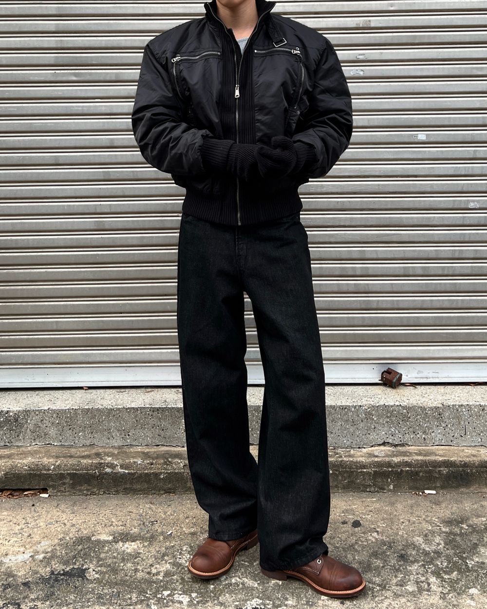 細節加分！高領束帶短款MA1｜3色入